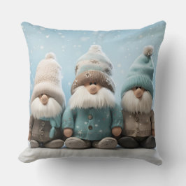 Hübsches Weihnachts-Gnom-Wurfkissen Kissen