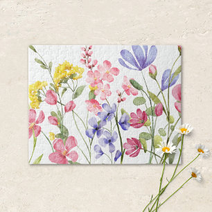Hübsches Wildblumen-Puzzle