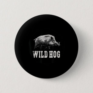 Hübsches Wildschwein sucht Schwein und Tierliebhab Button