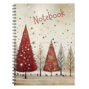 Hübsches WinterNotebook Notizblock