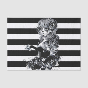 Hübsches ZuckerkulGirl Seidenpapier