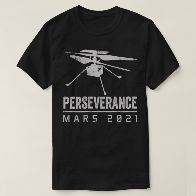 Hubschrauber 2021 Mars Landing Mars 2020 S T-Shirt (Design vorne)