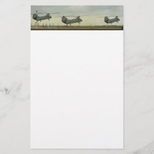 Hubschrauber-Auflage Briefpapier