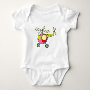 Hubschrauber Baby Strampler