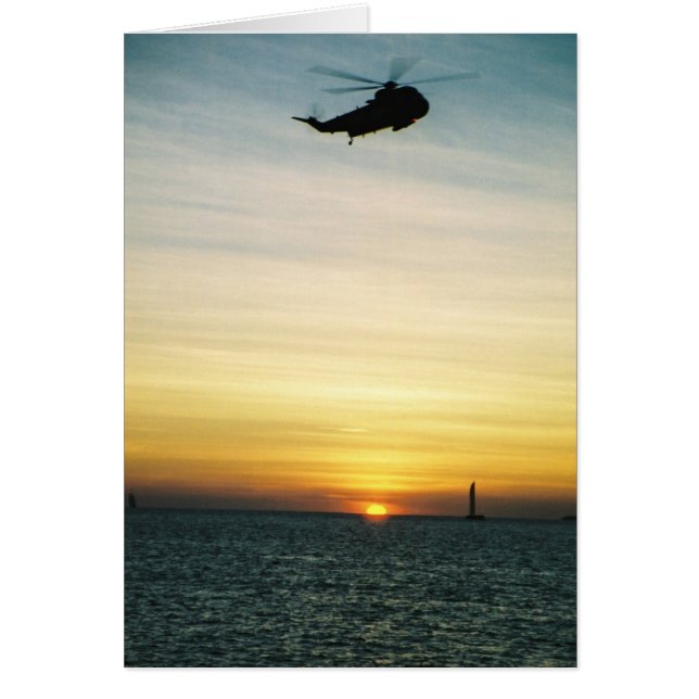Hubschrauber bei Sunset (Vorne)