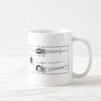 Hubschrauber Bell 47 Kaffeetasse
