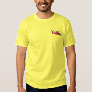 Hubschrauber Besticktes T-Shirt
