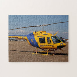 Hubschrauber (blau und gelb)