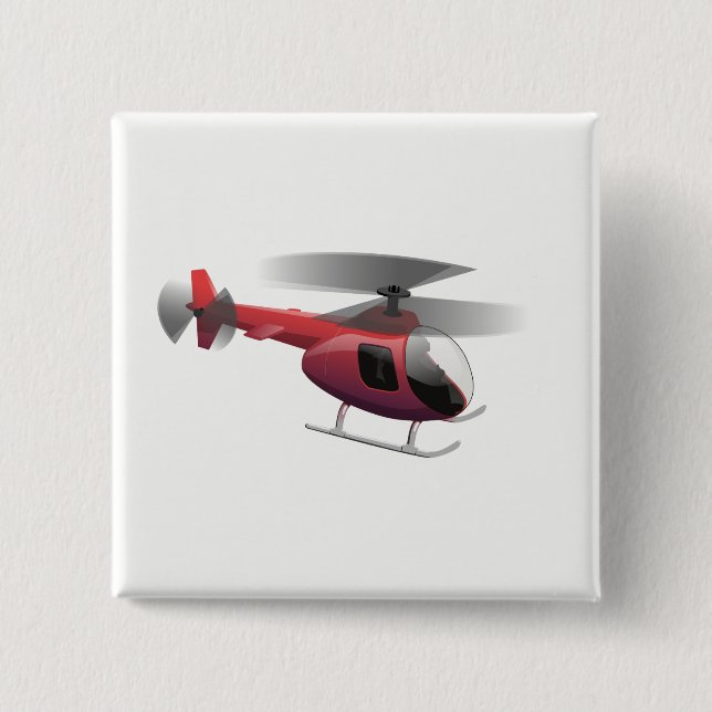 Hubschrauber Button (Vorderseite)
