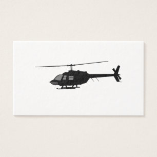 Hubschrauber-Chopper-Silhouette fertigen Farbe