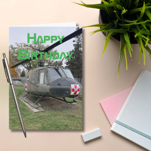 Hubschrauber Flugzeug, Cooler Aviation Geburtstag Karte