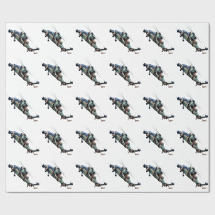 Hubschrauber Geschenkpapier