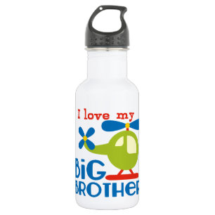 Hubschrauber I Liebe mein großer Bruder Trinkflasche