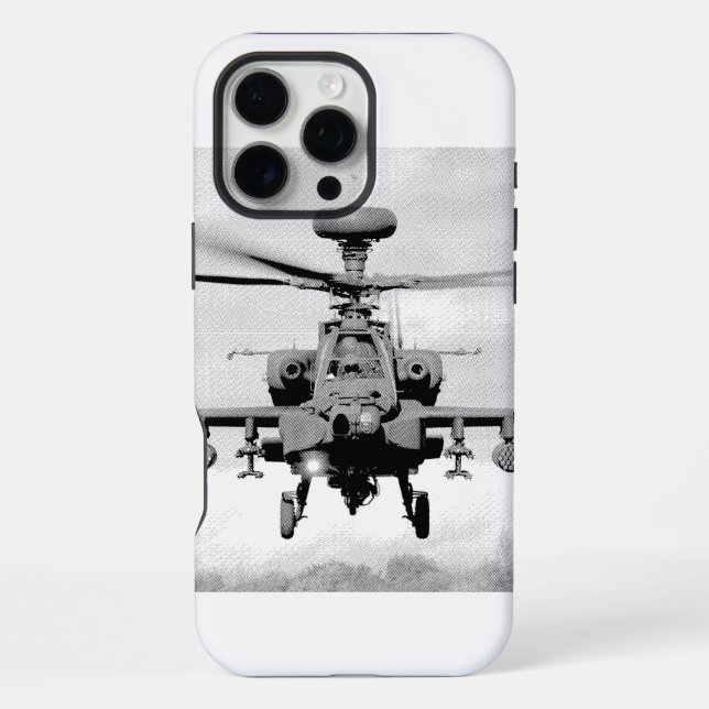 Hubschrauber iPhone 16 Pro Max Hülle (Rückseite)