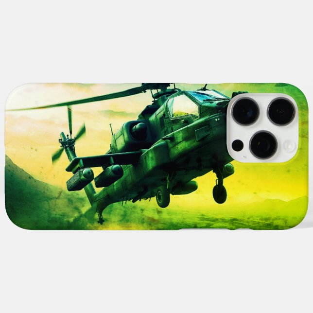 Hubschrauber  iPhone 16 pro max hülle (Rückseite (Horizontal))