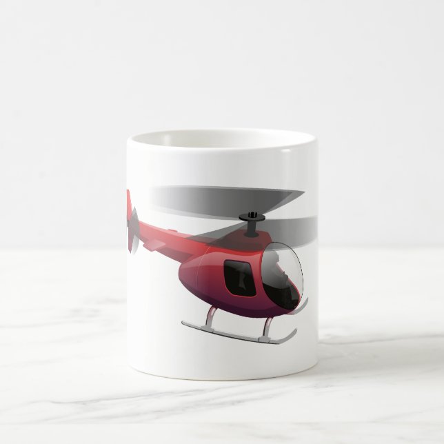 Hubschrauber Kaffeetasse (Mittel)