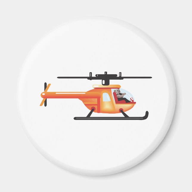 Hubschrauber Magnet (Vorne)