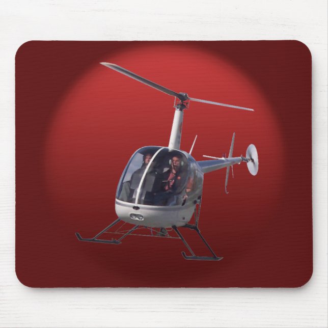 Hubschrauber Mousepad Flying Chopper Hubschrauber (Vorne)