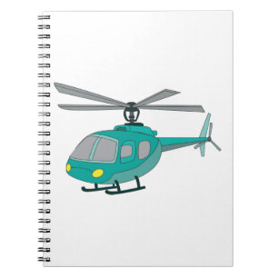 Hubschrauber Notizblock