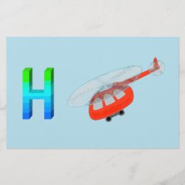 Hubschrauber Papier