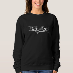 Hubschrauber Pilot Luftfahrthubschrauber Sweatshirt