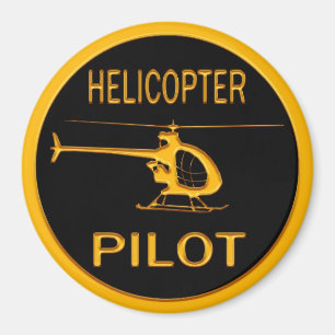 Hubschrauber-Pilot Magnet