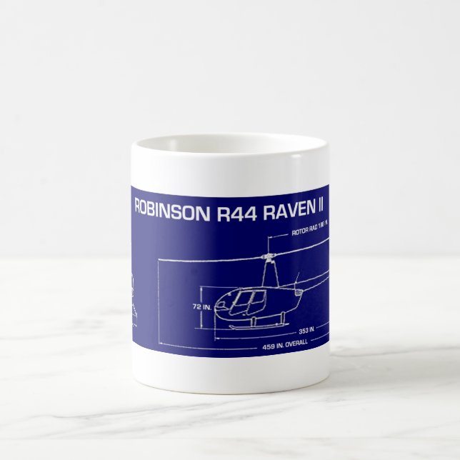 Hubschrauber R44 Kaffeetasse (Mittel)