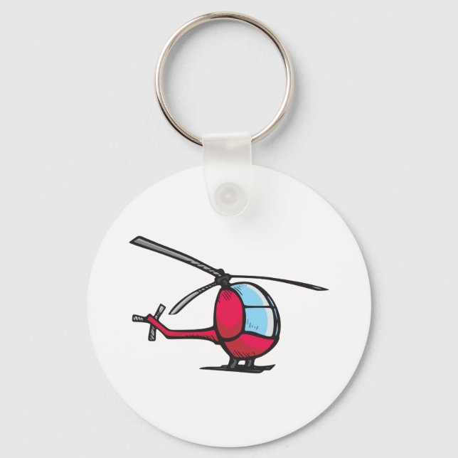 Hubschrauber Schlüsselanhänger (Vorderseite)