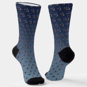 Hubschrauber Socken Fliegende Hubschrauber Socken