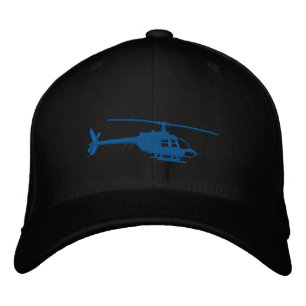 Hubschrauber-städtisches Bestickte Baseballkappe