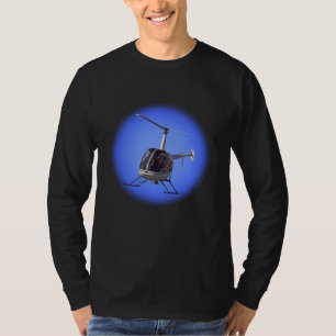 Hubschrauber-T - Shirt Coole Langschläfer-T-Shirts