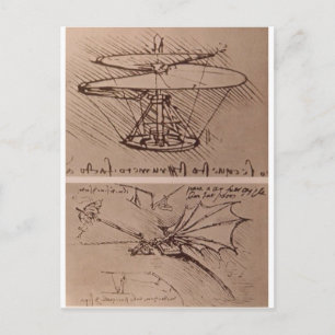 Hubschrauber und Hubschrauber Postkarte