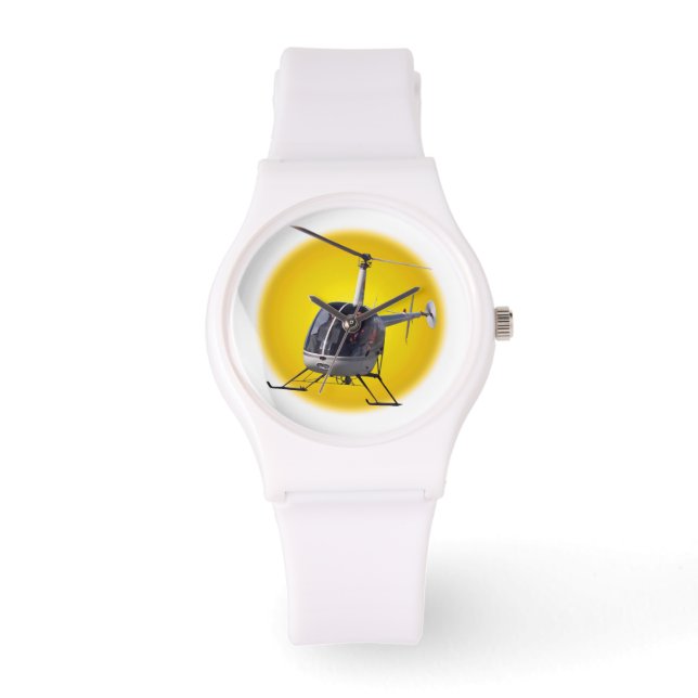 Hubschrauberbeobachter Cool Flug Helikopter Armban Armbanduhr (Vorderseite)