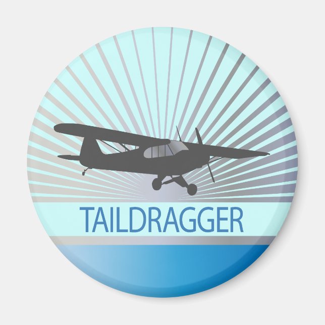 Hubschrauberflugzeug Magnet (Vorne)