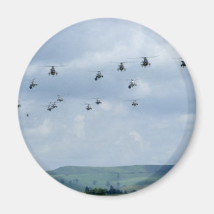 Hubschrauberflypast Magnet