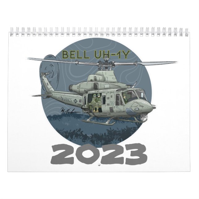 Hubschrauberkalender 2023 kalender (Titelbild)