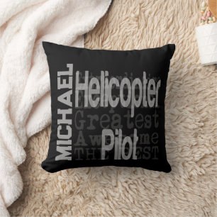 Hubschrauberpilot Extraordinator CUSTOM Kissen