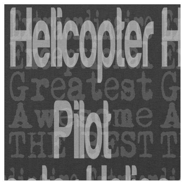 Hubschrauberpilot Stoff (Nahaufnahme)