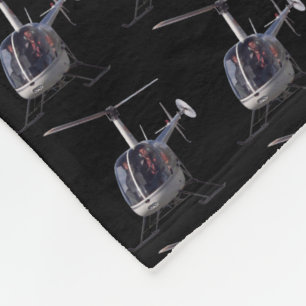 Hubschrauberschuh Coole Hubschrauberdecke Fleecedecke
