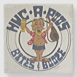 Huc-A-Poos Tybee Marmorsteinküstenmotorschiff Steinuntersetzer