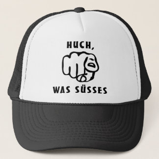huch, war suesses truckerkappe