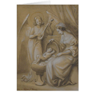 Huche d'ange de Jésus de bébé de Vierge Marie de