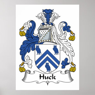 Huck Familienwappen Poster