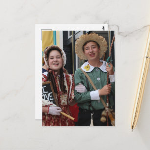 Huck Finn Cosplay-Darsteller und -Darstellerin Postkarte