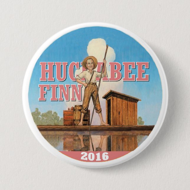 Huckabee Finn 2016 Button (Vorderseite)