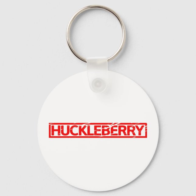 Huckleberry-Briefmarke Schlüsselanhänger (Vorderseite)