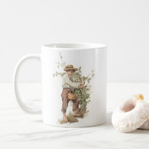Huckleberry Finn, der Beeren-Lithographie auswähl Kaffeetasse