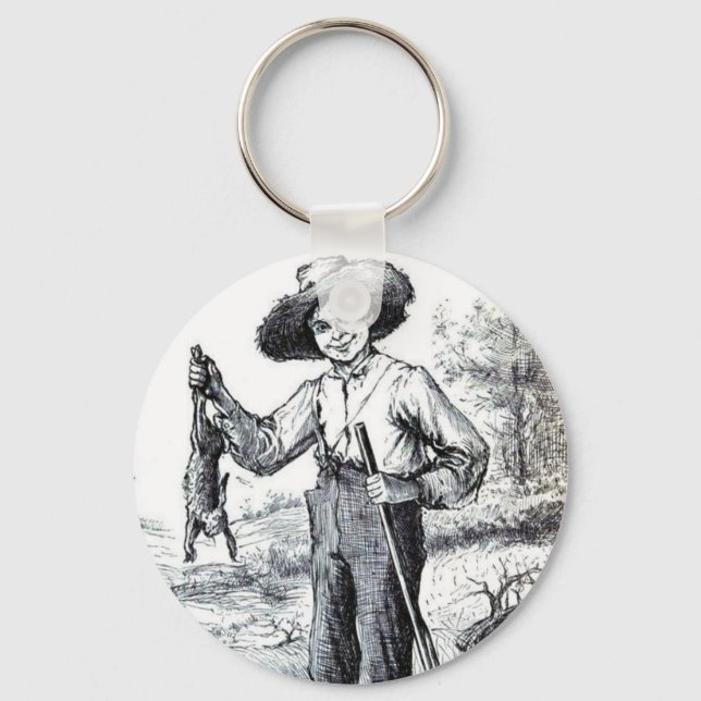 Huckleberry Finn Schlüsselanhänger (Vorderseite)