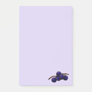 Huckleberry-Kunstwerk - Fruchtsammlung - Post-it Klebezettel