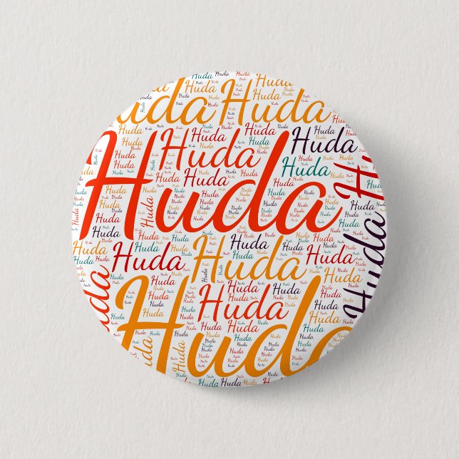 Huda Button (Vorderseite)
